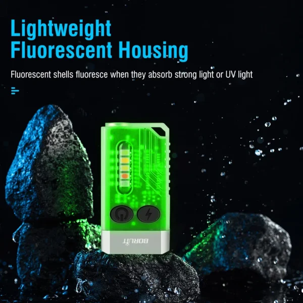 BORUiT's V10 EDC Keychain LED Flashlight