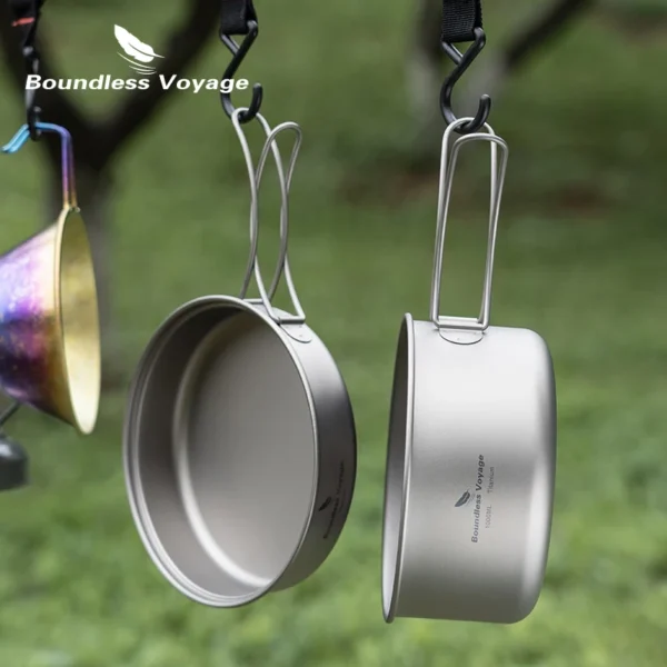 Boundless Voyage's Titanium Pot Pan