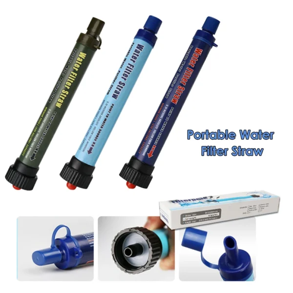 Camping Water Filter Straw 200L
