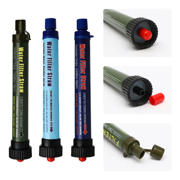 Camping Water Filter Straw 200L