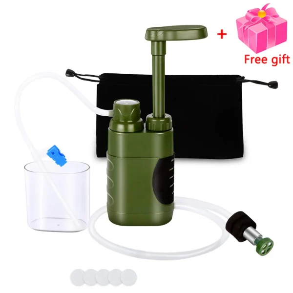 Camping Water Filter Straw 200L