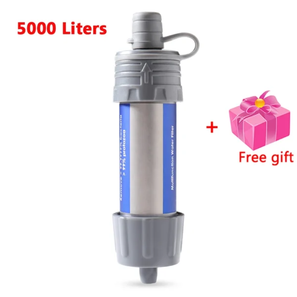 Camping Water Filter Straw 200L