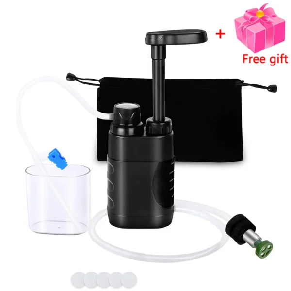 Camping Water Filter Straw 200L