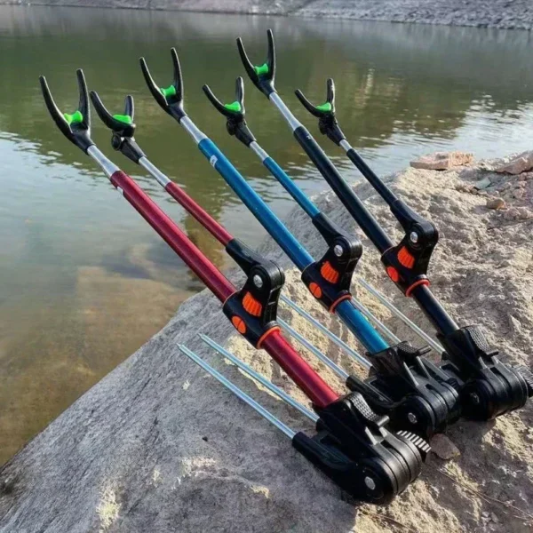 CHFENGASQ's Stainless Steel Thickened Telescopic Fishing Rod Bracket