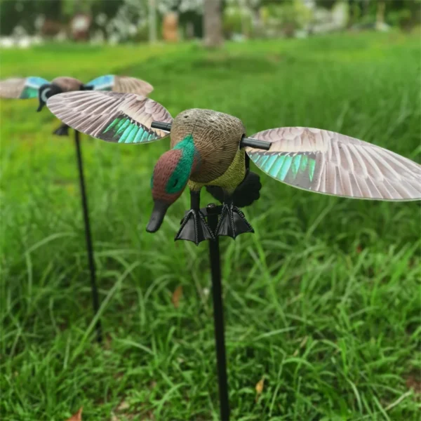 DGXILEI's Moto Spinning TEAL Decoy With Magnetic Wings