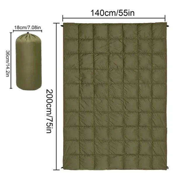 Down Camping Blanket Waterproof