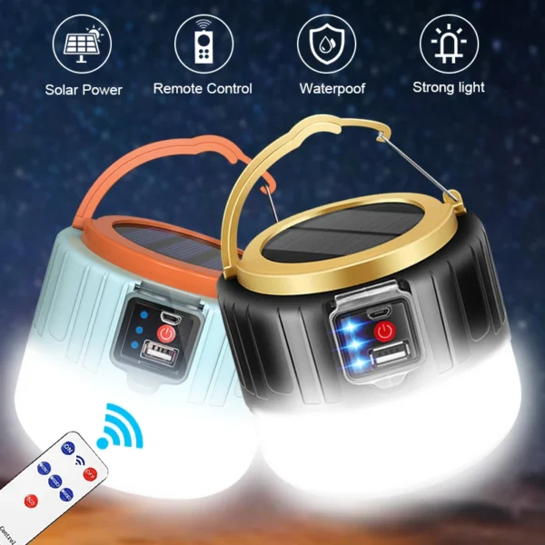 EOOPEE Solar LED Camping Emergency Lanterns - Image 2