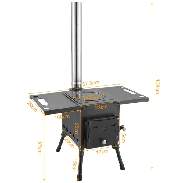 Foldable Wood Burning Stove