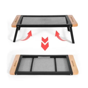 Folding Table With Iron Mesh