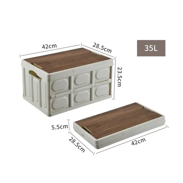 GIANXI's  Folding Box With Wooden Lid