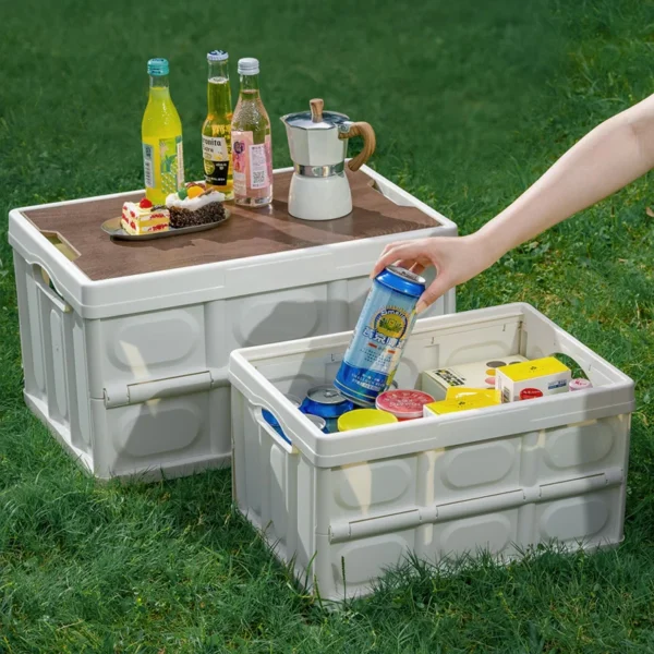 GIANXI's  Folding Box With Wooden Lid