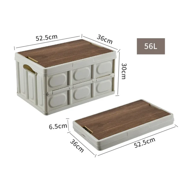 GIANXI's  Folding Box With Wooden Lid
