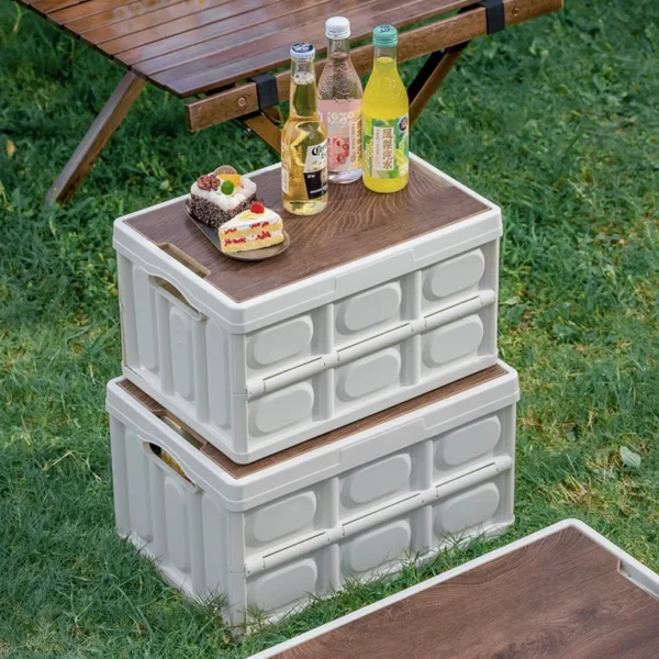 GIANXI's  Folding Box With Wooden Lid