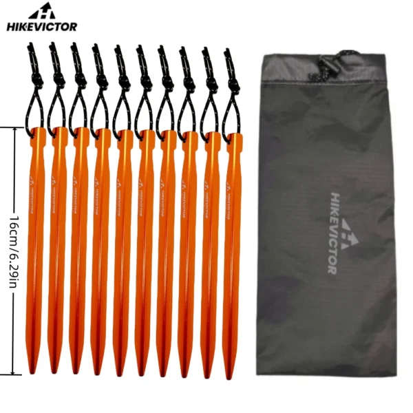 Hikevictor's10pcs Aluminum Tent Pegs