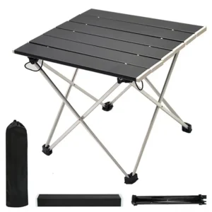 HiMISS's Aluminum Folding Table With Storage Bag