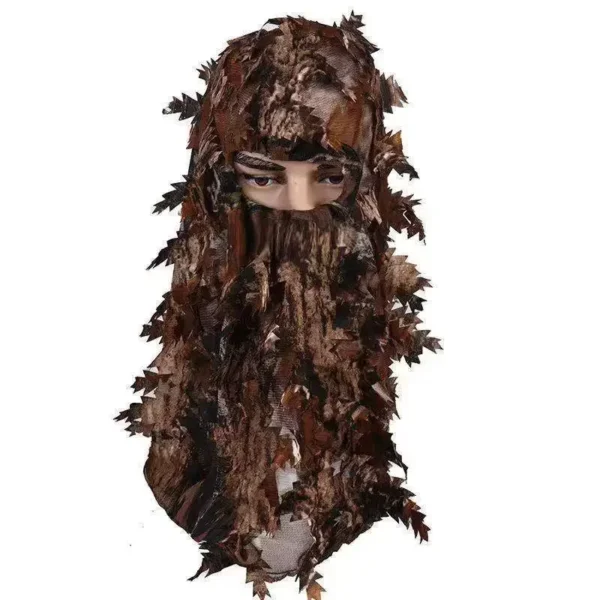Hunting Maple leaf style Camouflage Face mask Hood
