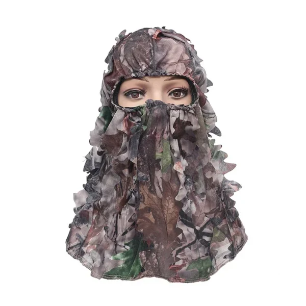 Hunting Maple leaf style Camouflage Face mask Hood