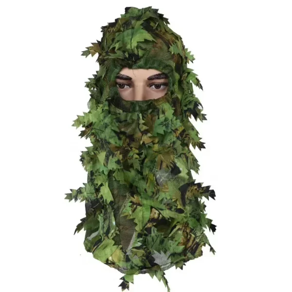 Hunting Maple leaf style Camouflage Face mask Hood