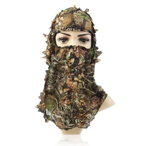 Hunting Maple leaf style Camouflage Face mask Hood