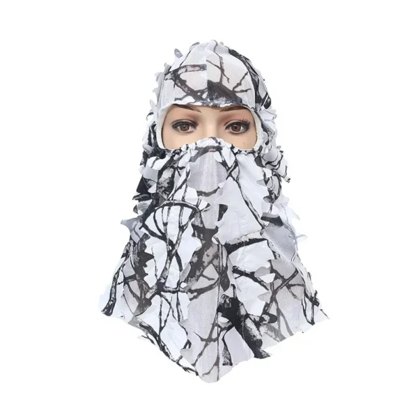 Hunting Maple leaf style Camouflage Face mask Hood