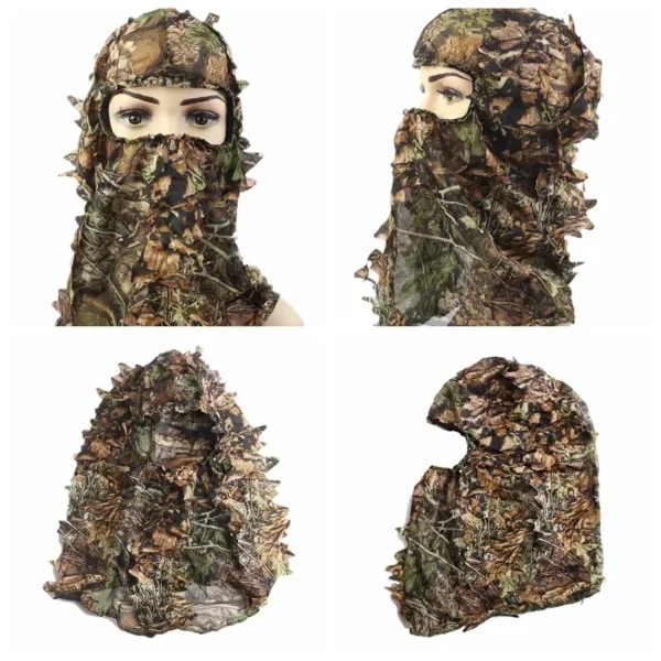 Hunting Maple leaf style Camouflage Face mask Hood