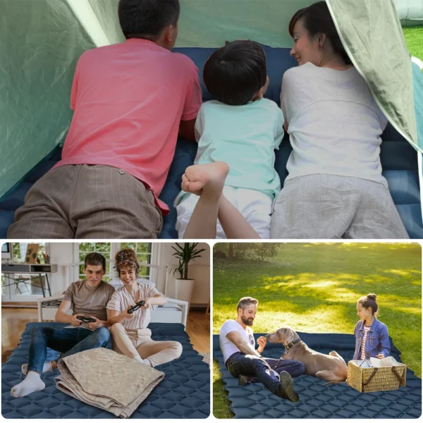 Inflatable Mattress 2 Person with Air Pillow