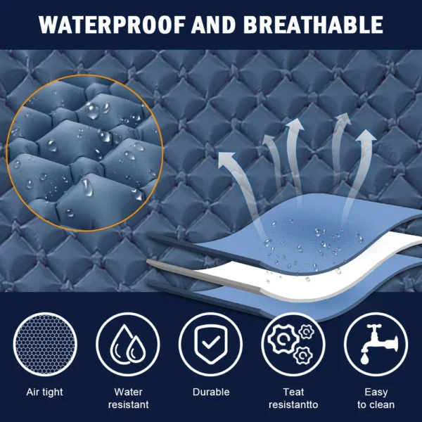 Inflatable Mattress 2 Person with Air Pillow