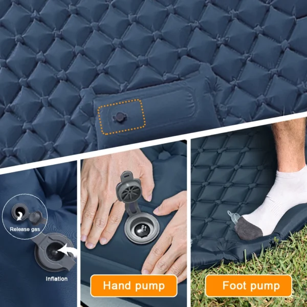 Inflatable Mattress 2 Person with Air Pillow