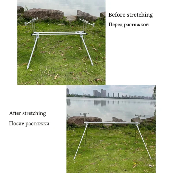 JSFUN's  Retractable Carp Fishing Rod Pod Stand
