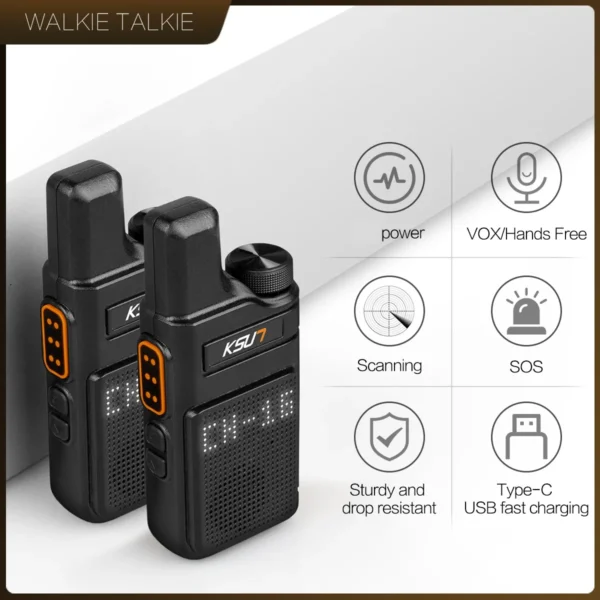 KSUNTFSI's PMR 446 Walkie Talkie