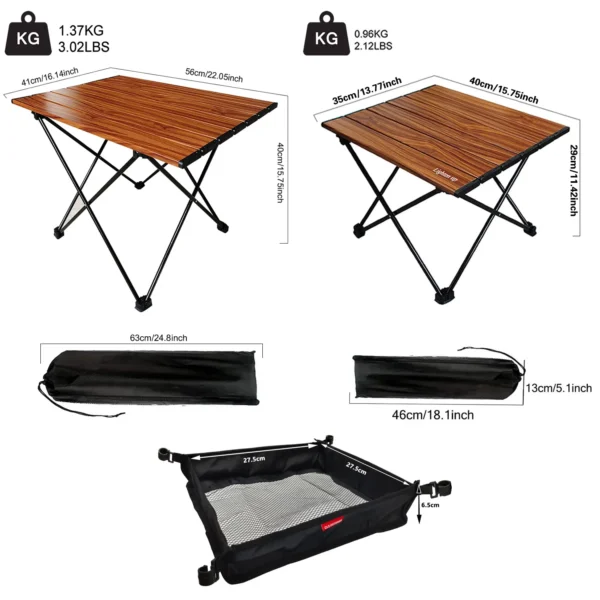 Lighten Up's  Aluminum Folding  Table