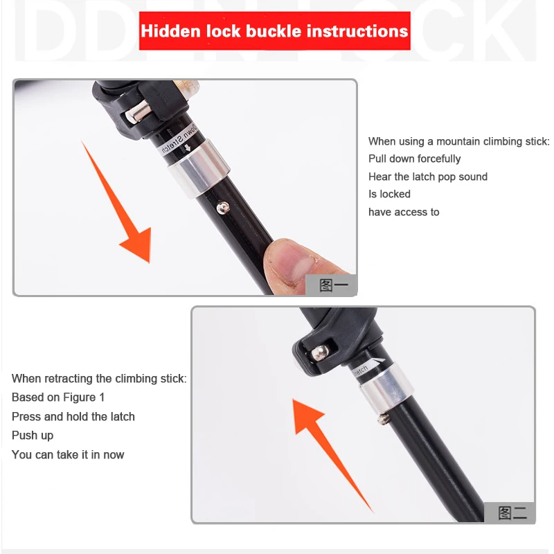 LIGHTEN Up's  Folding Trekking Poles