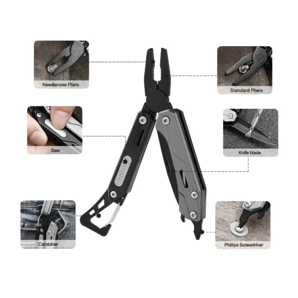 MAARTEN's Multitool, 9-in-1 Stainless Steel