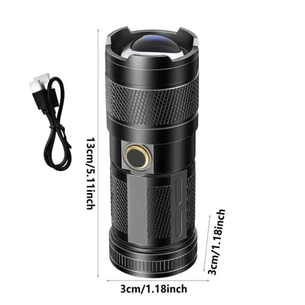 Mini Flashlights Three-Eyed Design - Image 6