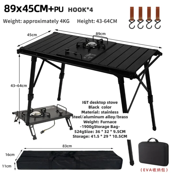 MOUNTAINHIKER's Aluminum Folding Table