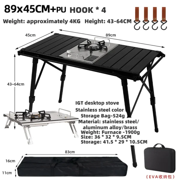 MOUNTAINHIKER's Aluminum Folding Table