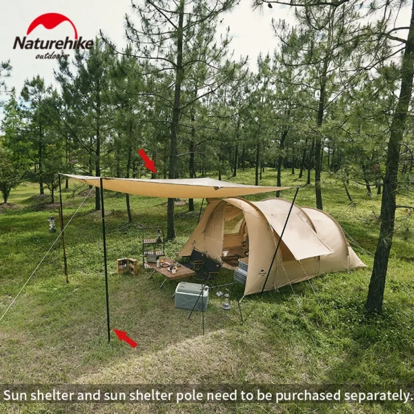 Naturehike's EAVES Tunnel Tent Double Layer