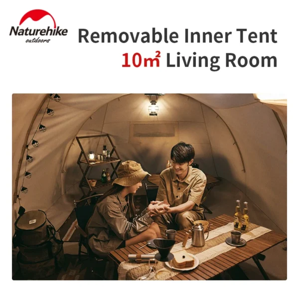 Naturehike's EAVES Tunnel Tent Double Layer