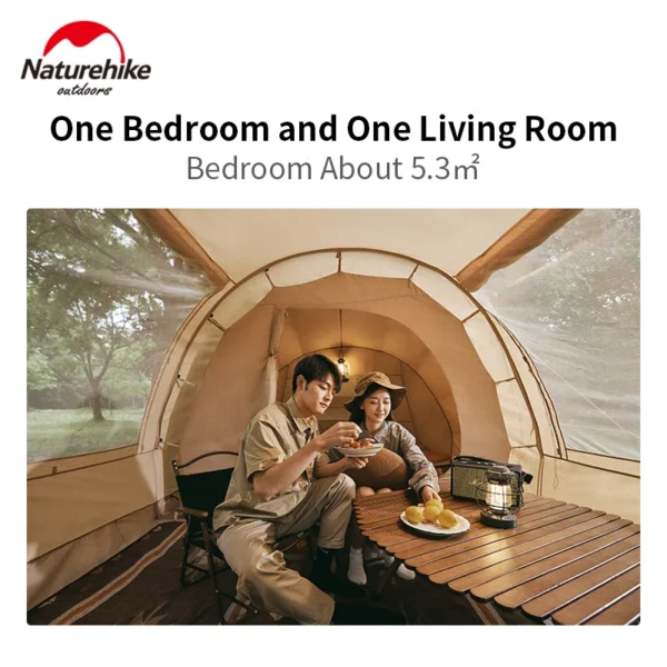 Naturehike's EAVES Tunnel Tent Double Layer