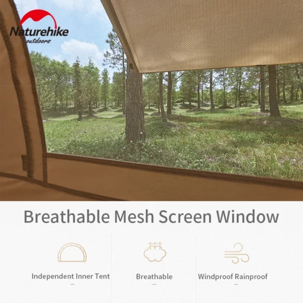 Naturehike's EAVES Tunnel Tent Double Layer