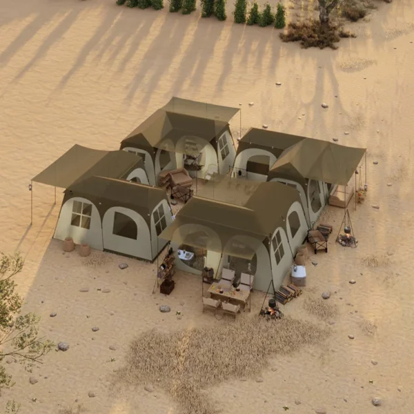 Naturehike's Village Suite Three Bedroom Two Hall Tent