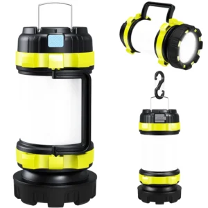 New Camping Lantern Rechargeable Flashlight 3000mAh Power Bank 6 Modes Waterproof Led Lantern Camping Hiking Outdoor Recreations
