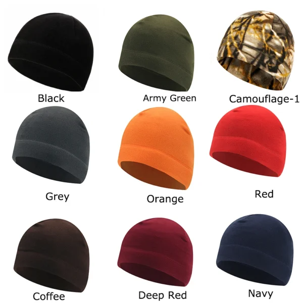 Outdoor Fleece Sports Beanie for Hiking and Hunting