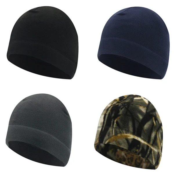 Outdoor Fleece Sports Beanie for Hiking and Hunting