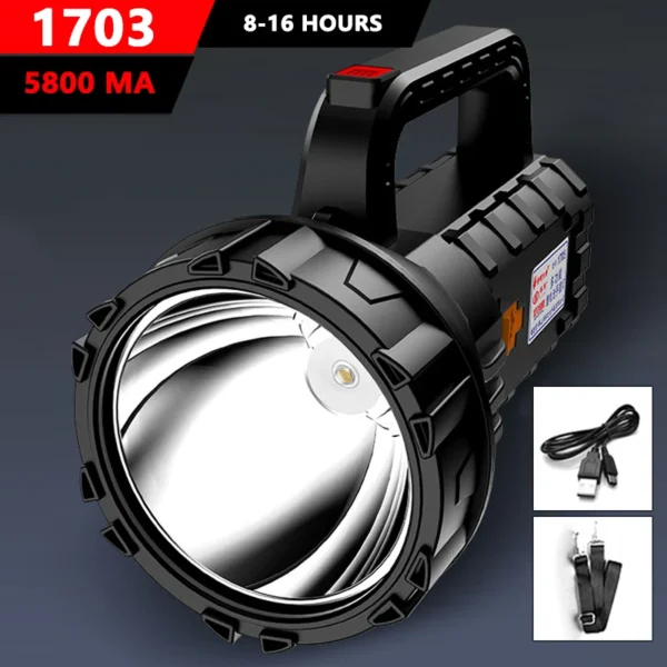 Outdoor LED Lamp Handheld Spotlight Portable