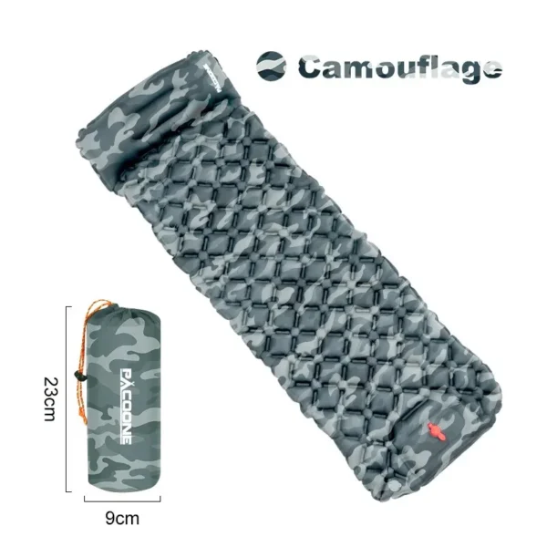 PACOONE's Inflatable Mattress Sleeping Pad With Pillows