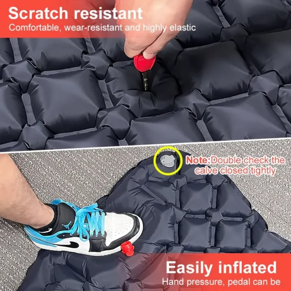 PACOONE's Inflatable Mattress Sleeping Pad With Pillows