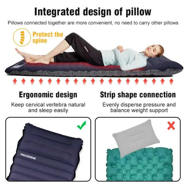 PACOONE's Self-inflating Air Mattress