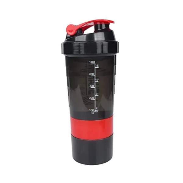 Protein Shaker Cup with Powder Storage Containe