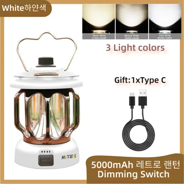 Retro Portable Camping Lantern